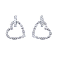 [Globe Jewelers]Dainty Heart Shape Earrings