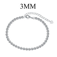 [Globe Jewelers]Ornate  Sparkling Round Cut Daily Bracelet