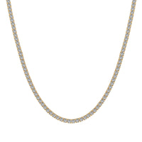 [Globe Jewelers]繊細なラウンドシェイプのテニスネックレス