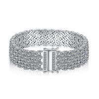 [Globe Jewelers]Ornate Elegant Round Cut Party Bracelet