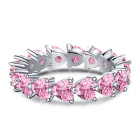 [Globe Jewelers] 0,25 Karat Radiant Romance Herzschliff Liebesring