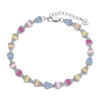 [Globe Jewelers]Radiant Water Drop Shape Daily Bracelet
