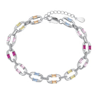 [Globe Jewelers]Dazzling Colorful Daily Bracelet