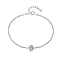 [Globe Jewelers]Exquisite Oval Shape Bracelet