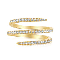[Globe Jewelers]Unique Vibrant Entangle Daily Ring
