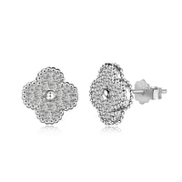 [Globe Jewelers]Four Leaf Clover Fashion Earrings