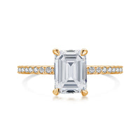 [Globe Jewelers]2.0 Carat Scintillating Ornate Radiant Cut Party Ring