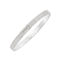 [Globe Jewelers]HM KELLY BRACELET IN SILVER AND FULL PAVE DIAMOND