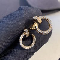 [Globe Jewelers]JUSTE EARRINGS GOLD DIAMONDS