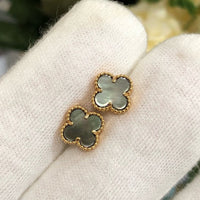 [Globe Jewelers]CLOVER MINI GOLD EARRINGS