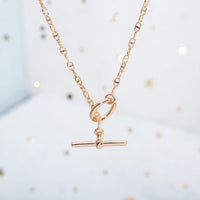 [Globe Jewelers]ECHAPPEE NECKLACE PINK GOLD
