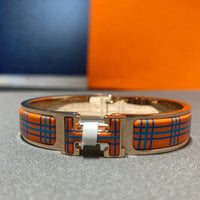 [Globe Jewelers]H TARTAN BRACELET 12MM