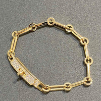 [グローブジュエラーズ]チェーンブレスレット スモールモデル ダイヤモンド