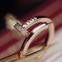 [Globe Jewelers]JUSTE RING 2.65MM PINK GOLD DIAMOND