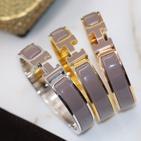 [Globe Jewelers]H BRACELET 12MM BROWN