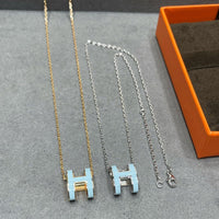 [Globe Jewelers]POP H SKY BLUE NECKLACE
