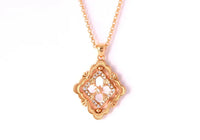 [Globe Jewelers] B.C.L ENAMEL ROTATING SINGLE-DIAMOND NECKLACE£¨Various colors£©