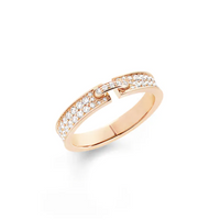[Globe Jewelers]ALLIANCE LIENS VIDENCE PAVED DIAMOND 4MM RING