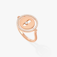 [Globe Jewelers]LUCKY MOVE PINK GOLD DIAMOND RING