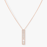 [Globe Jewelers]MY FIRST DIAMOND PAVED NECKLACE