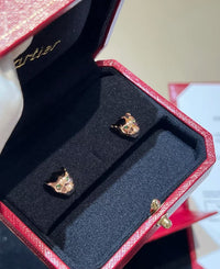 [Globe Jewelers]CHRRTAH-PRINT STUD EARRINGS, THREE COLORS
