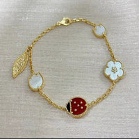 ¡®Globe Jewelry¡¯LUCKY SPRING 5 MOTIF BRACELET