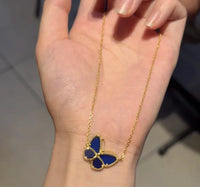 [Globe Jewelers] BUTTERFLY BLUE NECKLACE