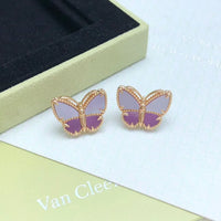 [Globe Jewelry]26 NEW CLOVER LUCKY LIGHT PURPLE SET