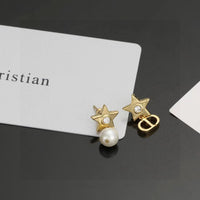 [Globe Jewelers]CD Star-Shaped Letter Earrings