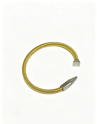 [Globe Jewelers]Open threaded nail bracelet