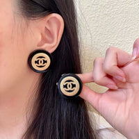 [Globe Jewelers]Classic Double C Earrings