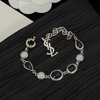 Globe Jewelers-Cabochon Stone Bracelet