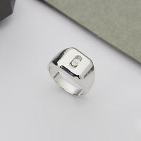 [Globe Jewelry] My Move Natural Titanium Signet Ring