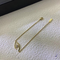 [Globe Jewelry]Lucky Eye Sliding Diamond Bracelet