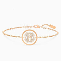 [Globe Jewelers]LUCKY MOVE DIAMOND PAVED BRACELET