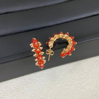 ¡®Globe Jewelry¡¯Color Gemstone Stud Earrings