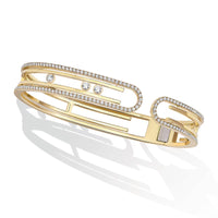 [Globe Jewelers]MOVE 10TH PAVED DIAMOND BRACELET