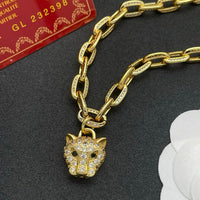 ¡®Globe Jewelry¡¯Lion Head Link Chain Necklace
