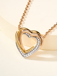 ¡®Globe Jewelry¡¯Heart Ring Pendant Necklace