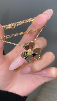 [Globe Jewelers]FRIVOLE GOLD FLOWER NECKLACE2