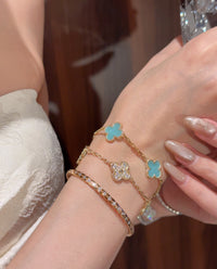 [Globe Jewelers]Baby Blue Braided Bracelet
