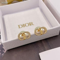 [Globe Jewelers]CD Honeycomb Pearl Stud Earrings
