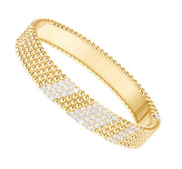 [Globe Jewelers]Five-row diamond bracelet