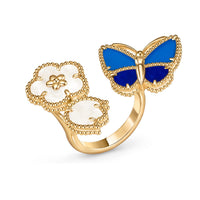 [Globe Jewelers]LUCKY SPRING BUTTERFLY OPEN-FACE RINGS