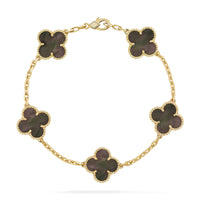 [Globe Jewelers] CLOVER 5 MOTIF GRAY MOP BRACELET COLLECTION