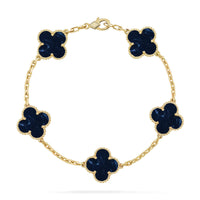 [Globe Jewelers]CLOVER 5 MOTIF PIETERSITE BRACELET COLLECTION
