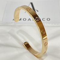[Globe Jewelers]LOVE BRACELET 6.1MM OPEN CUFF
