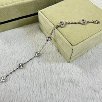 [Globe Jewelers]CLOVER 6 MOTIF DIAMOND BRACELET