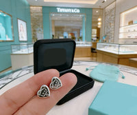 [Globe Jewelers]New Heart-Shaped Stud Earrings