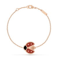 [Globe Jewelers]LUCKY SPRING 1 MOTIF PINK GOLD BRACELET